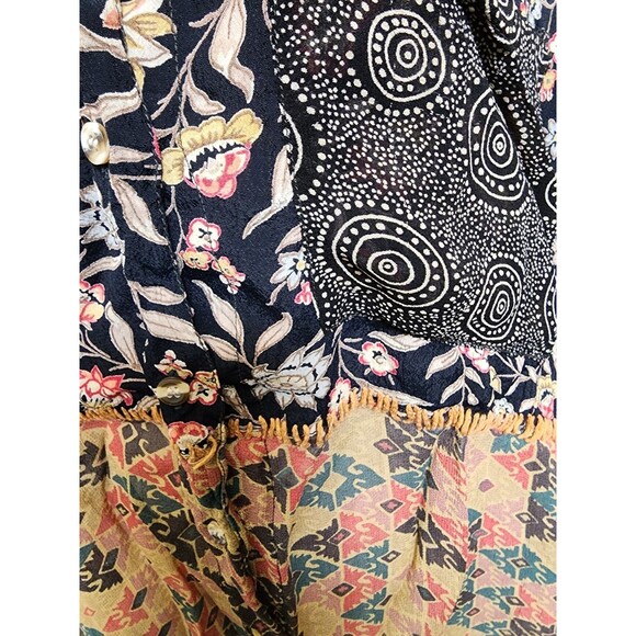 Jacque & Koko Blouse Size 14/16 Boho Hippie Oversized - Picture 5 of 9